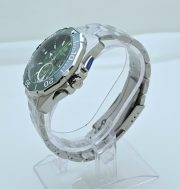 Tag Heuer Aquaracer Calibre 5 Chronograph Green Steel Watch - Image 4