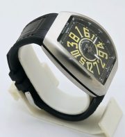 Franck Muller Vanguard Crazy Hours Yellow Marking Swiss Automatic Watch - Image 5