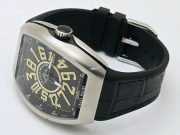 Franck Muller Vanguard Crazy Hours Yellow Marking Swiss Automatic Watch - Image 6