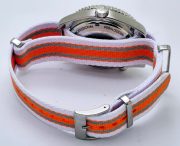 Omega Seamaster Planet Ocean Orange Nato Strap Swiss Automatic Watch - Image 7