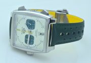 Tag Heuer Monaco Caliber 12 Green Chronograph Watch - Image 6