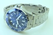 TAG Heuer Aquaracer Calibre 5 Blue Swiss Automatic Watch - Image 6