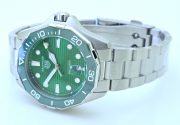 TAG Heuer Aquaracer Calibre 5 Green Swiss Automatic Watch - Image 6