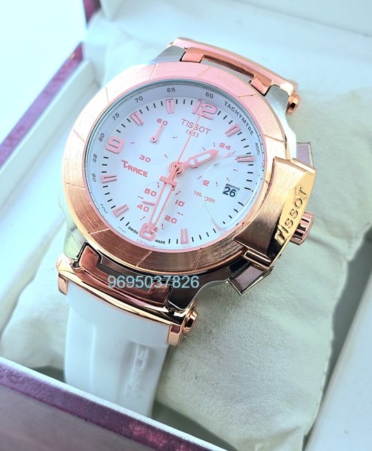 Tissot T - Race Moto GP Edition White Rubber Strap Watch