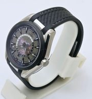 OMEGA SEAMASTER AQUA TERA WORLD TIME BLACK BEZEL SWISS AUTOMATIC WATCH - Image 4