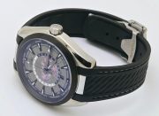 OMEGA SEAMASTER AQUA TERA WORLD TIME BLACK BEZEL SWISS AUTOMATIC WATCH - Image 6