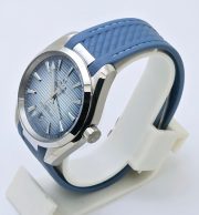 OMEGA SEAMASTER AQUA TERRA STONE BLUE RUBBER STRAP SWISS AUTOMATIC WATCH - Image 4