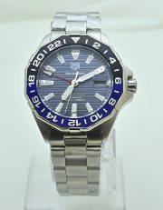 Tag Heuer Aquaracer Professional 300 GMT Blue Swiss Automatic Watch - Image 3