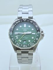 Tag Heuer Aquaracer Professional 300 GMT Green Swiss Automatic Watch - Image 3