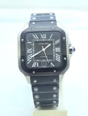 Cartier Santos De Black PVD Swiss Automatic Watch - Image 3