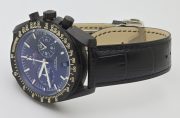 Omega Speedmaster Dark Side of the Moon Black Leather Strap Watch - Image 6