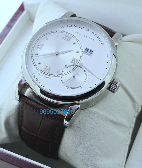 A. Lange & Shone Grand Lange 1 Steel White Swiss Automatic Watch