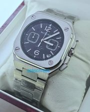 Top Quality BR05 Black Steel First Copy Replica Watches IN