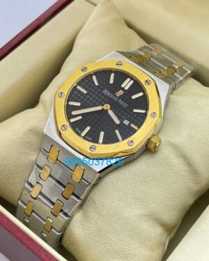 Audemars Piguet Royal Oak Black Dual Tone Ladies Watch