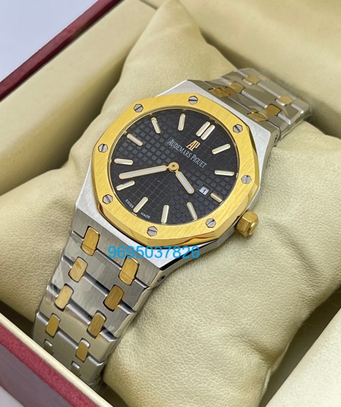 Audemars Piguet Royal Oak Black Dual Tone Ladies Watch