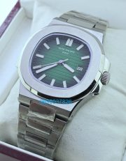 Patek Philippe Nautilus Steel Green Swiss Automatic Watch