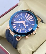 Ulysse Nardin Executive CHRONOGRAPH Blue Rubber Strap Watch