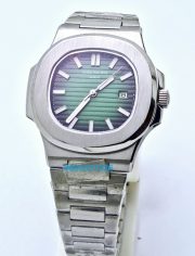 Patek Philippe Nautilus Steel Green Swiss Automatic Watch