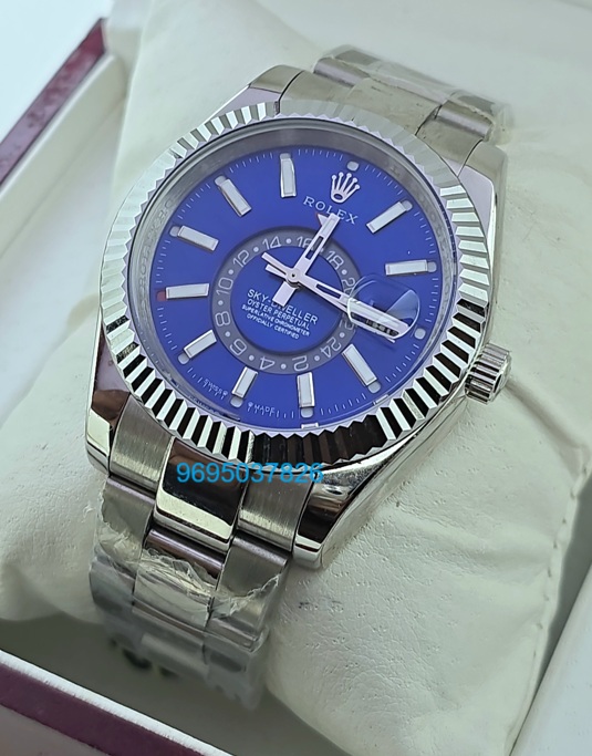 Rolex Sky Dweller Blue Steel Copy