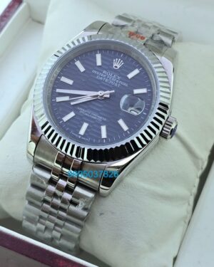 Rolex Date-Just Blue Fluted First Copy Watches Ahmedabad At best Prices
