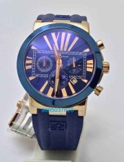 Ulysse Nardin Executive CHRONOGRAPH Blue Rubber Strap Watch