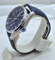 Tag Heuer Carrera Calibre 5 Twin Time GMT Blue Leather Strap Swiss Automatic Watch - Image 4