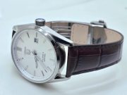 Tag Heuer Carrera Calibre 5 Date Leather Strap White Swiss Automatic Watch - Image 5