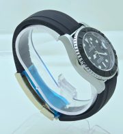 Rolex Yacht Master Steel Black Rubber Strap Swiss Automatic Watch - Image 5