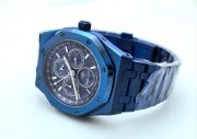 Audemars Piguet Royal Oak Perpetual Calendar Blue Swiss Automatic Watch - Image 6