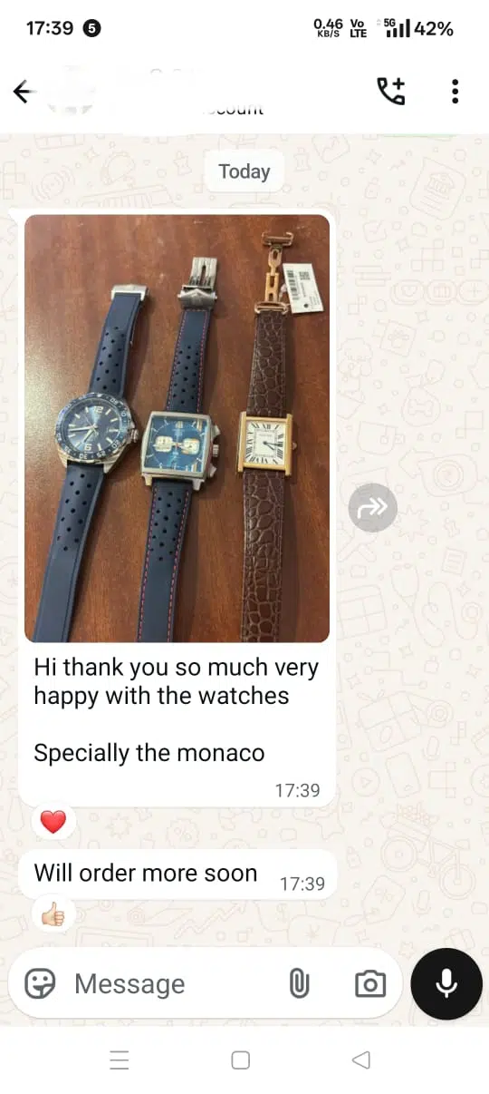 Customer Review Watchocart