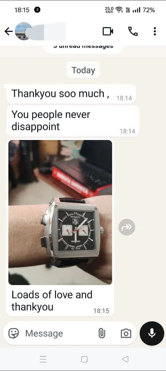 Customer Review Watchocart