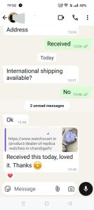 Customer Review Watchocart