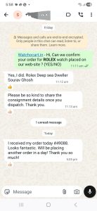 Customer Review Watchocart
