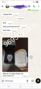 Customer Review Watchocart