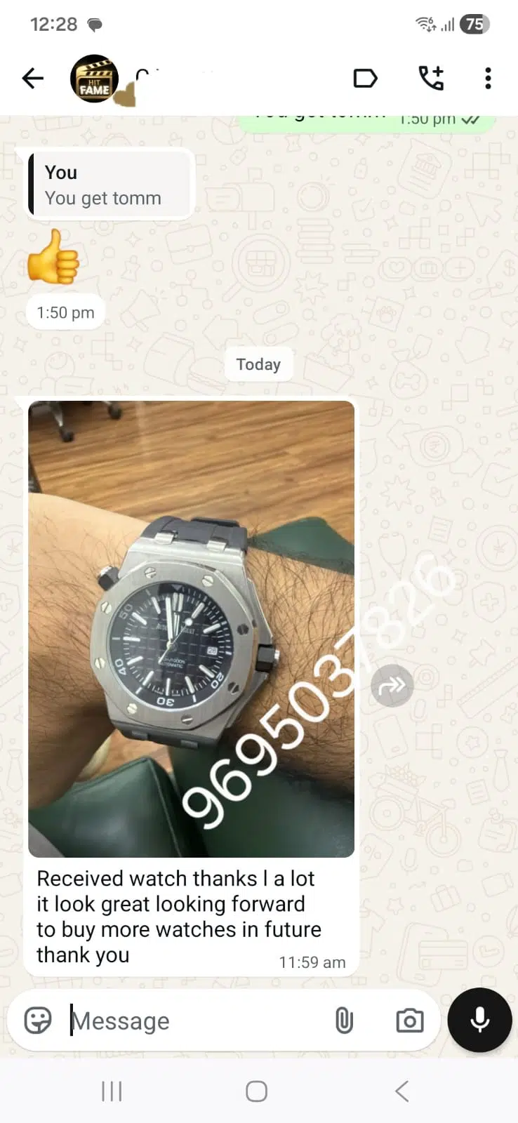 Customer Review Watchocart