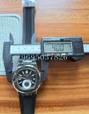 Patek Philippe Nautilus Hand Engraved Mayan/Aztec Swiss ETA Caliber 5910/1A Valjoux Movement Automatic Watch - Image 9