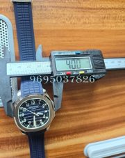 Patek Philippe Aquanaut Steel Blue Rubber Strap Swiss ETA Caliber 5168G Valjoux Movement Automatic Watch - Image 11