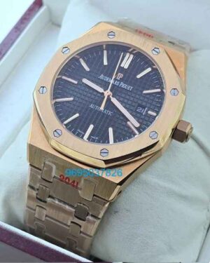 Audemars Piguet Royal Oak Black Rose Gold Swiss Automatic Watch
