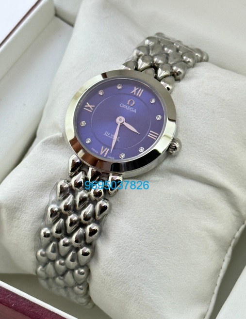 Omega De-ville Ice Blue Mother Of Pearl