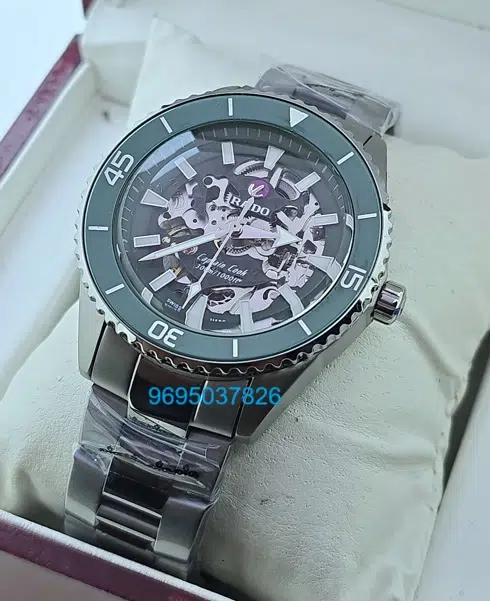 Rado Captain Cook Skeleton Green Swiss Automatic Watch- watchocart