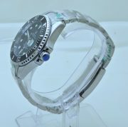 Rolex Submariner Black Dial Steel Bracelet Swiss Automatic Watch - Image 4