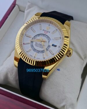 Rolex Sky Dweller White First Copy Replica Watches