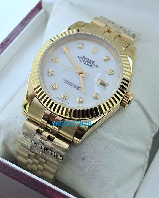 Rolex Date Just Mother Of Pearl First Copy Watches