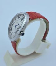 Cartier Baignoire Red Strap Ladies Watch - Image 4