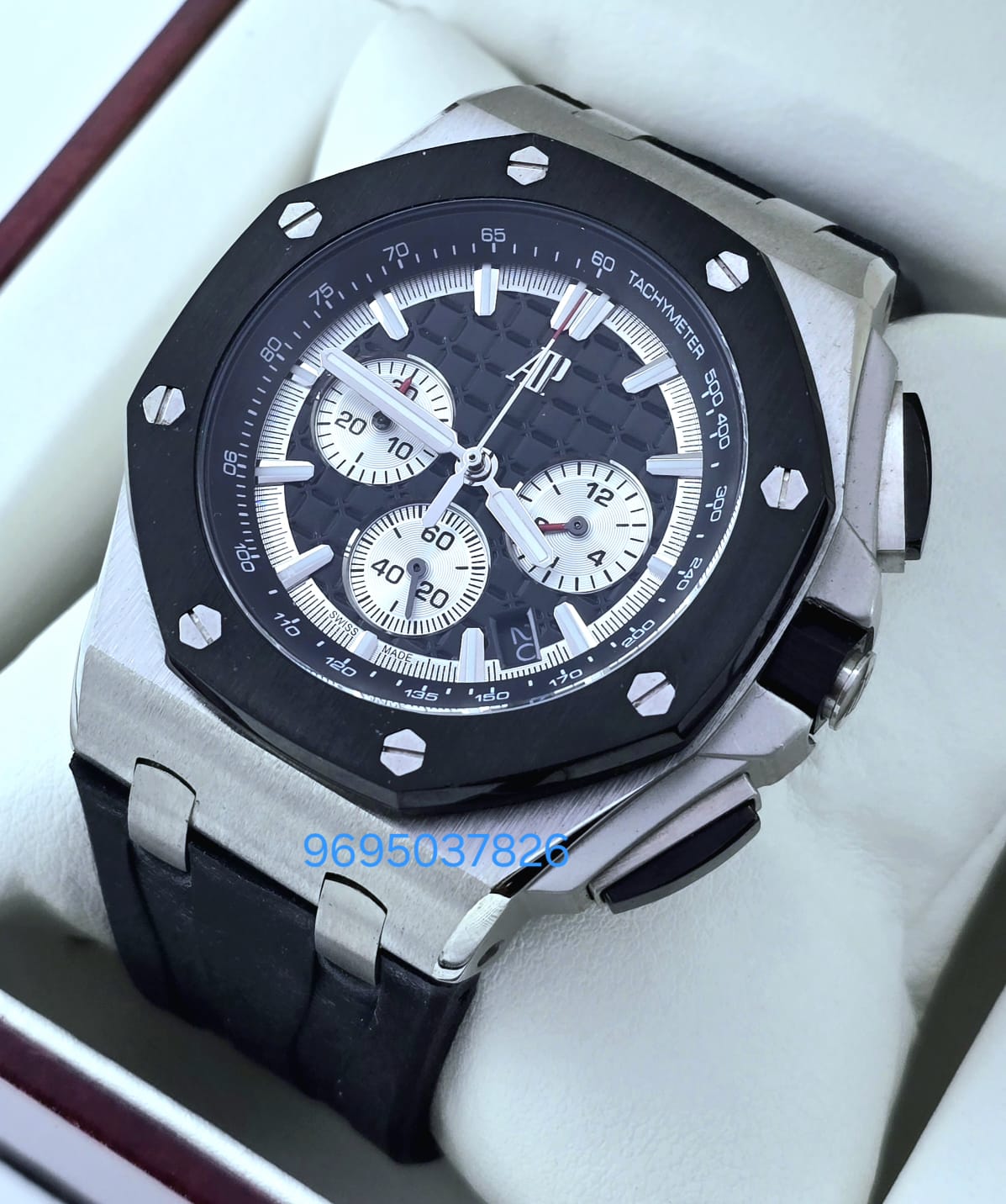 Audemars Piguet Royal Oak Offshore Steel Black Rubber Strap Limited Edition Watch