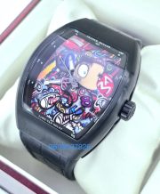 Franck Muller Vanguard Color Dreams Loes Van Delft Limited Edition Swiss ETA 7750 Valjoux Automatic Watch