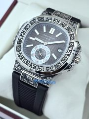 Patek Philippe Nautilus Hand Engraved Mayan/Aztec