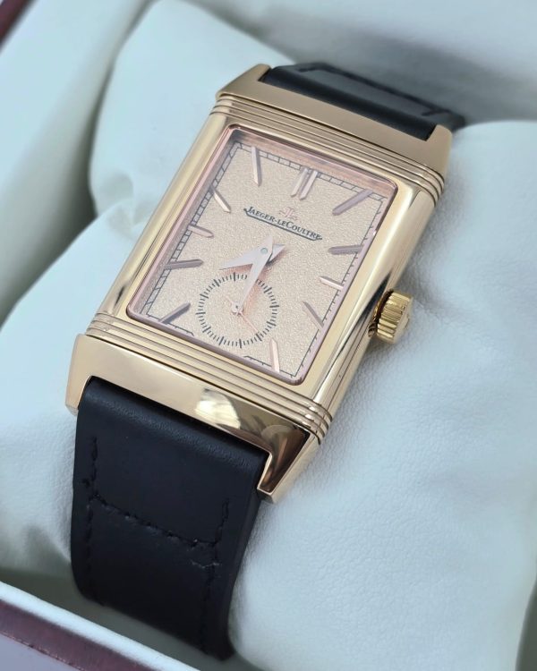 Jaeger Le Coultre Grande Reverso London Flagship Golden Watch