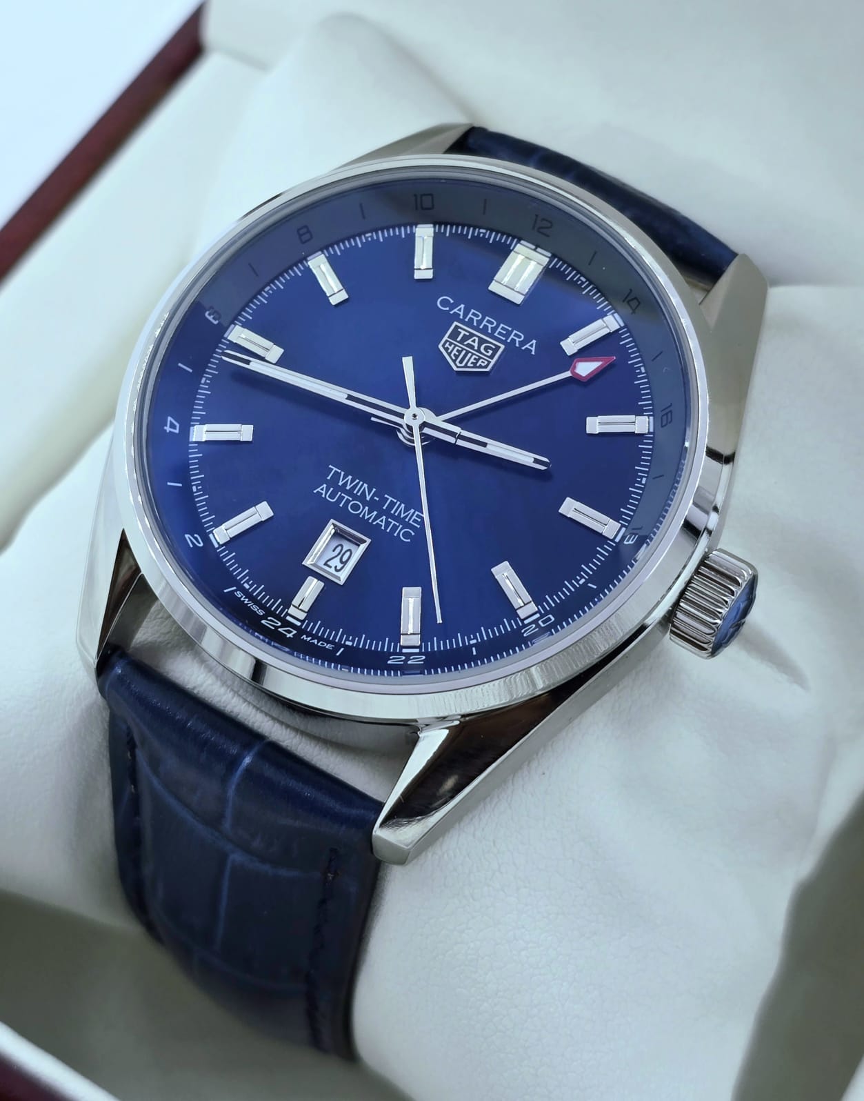 Tag Heuer Carrera Calibre 5 Twin Time GMT Blue