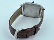 Cartier Santos Dumont Arabic Marking Brown Leather Strap Watch - Image 7